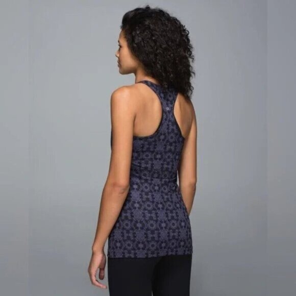 Lululemon Cool Racerback Mini Prisma Nightfall Black Grape 4 - Picture 2 of 10